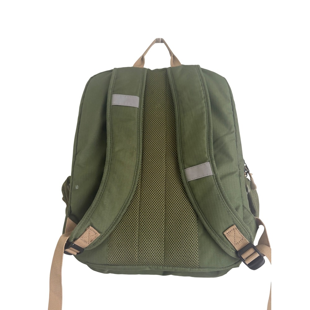 Embark Olive Green Ripstop Laptop Backpack Multi-Pocket Travel School Bag Mens - Picture 9 of 10